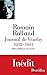 Journal de Vézelay 1938-1944