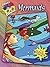 3-D Coloring Book--Mermaids...