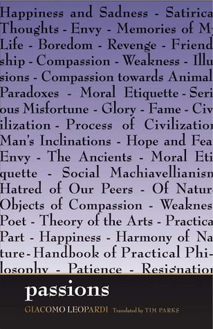 Passions (The Margellos World Republic of Letters)