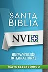 Book cover for NVI, Santa Biblia, Letra gigante, con letra negra (Spanish Edition)