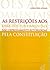As Restrições aos Direitos Fundamentais não Expressamente Aut... by Jorge Reis Novais