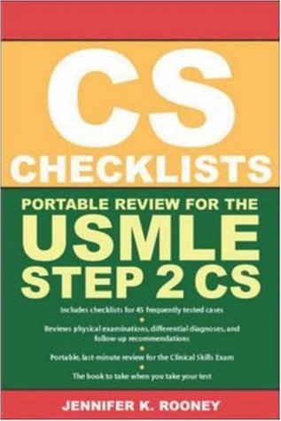 CS Checklists: Portable Review for the USMLE Step 2 CS (Paperback)