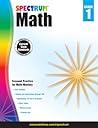 Spectrum 1st Grade Math Workbook, Addition, Subtraction, Place Value, Composing Shapes, Fact Families, and More Mathematics, Classroom or Homeschool Curriculum
