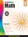 Spectrum 5th Grade Math Workbooks, Fractions, Geometry, Algebra Prep, Decimals, Volume, Area, Graphing, and More Mathematics, Classroom or Homeschool Curriculum