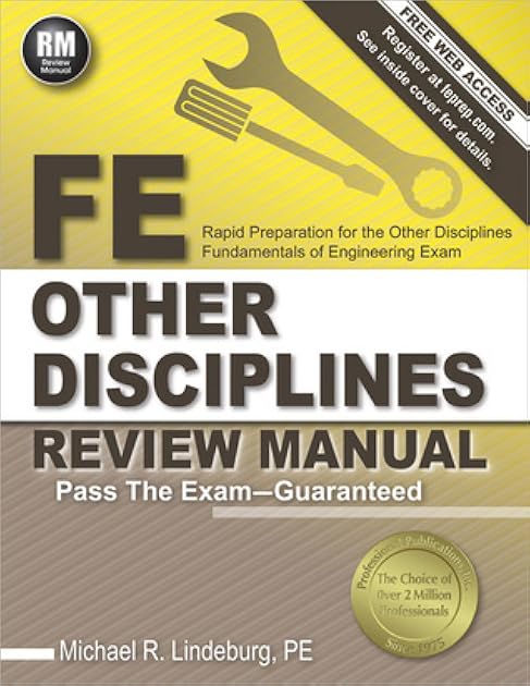 PPI FE Other Disciplines Review Manual – A Comprehensive Review Guide to Pass the NCEES FE Exam