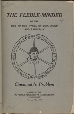 The Feeble-Minded, Hub to Our Wheel of Vice, Crime, and Pauperism (Unknown Binding)