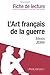 L'Art français de la guerre d'Alexis Jenni