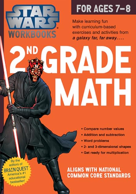 Star Wars Workbook: 2nd Grade Math (Star Wars Workbooks)