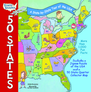 50 States: A State-by-State Tour of the USA (State Shapes)