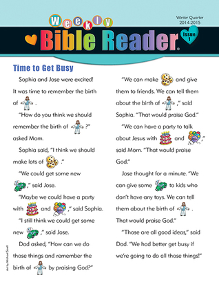 Weekly Bible Reader® Winter 2014-2015 (HeartShaper® Children s Curriculum)
