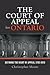The Court of Appeal for Ont...