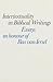 Intertextuality in Biblical Writings Essays in Honour of Bas ... by S. Draisma