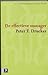 De effectieve manager