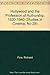 Hollywood and the Profession of Authorship, 1920-1940 (Studies in Cinema, No 29)