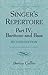 The Singer's Repertoire, Part IV: Baritone and Bass