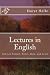 Lectures in English: Talks ...