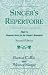 The Singer's Repertoire, Pa...
