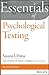 Essentials of Psychological Testing (Essentials of Behavioral Science)