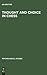 Thought and Choice in Chess (Psychological Studies, 4)