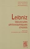 Opuscules philosophiques choisis Opuscules philosophiques choisis