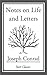 Notes on Life and Letters