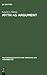 Myth as Argument: The Brhaddevata as Canonical Commentary (Religionsgeschichtliche Versuche und Vorarbeiten, 41)