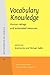 Vocabulary Knowledge (Studies in Bilingualism)