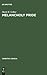 Melancholy Pride: Nation, Race, and Gender in the German Literature of Cultural Zionism