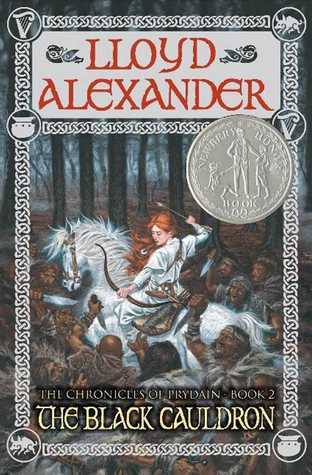 The Black Cauldron by Lloyd Alexander book cover