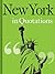 New York in Quotations by Jaqueline Mitchell