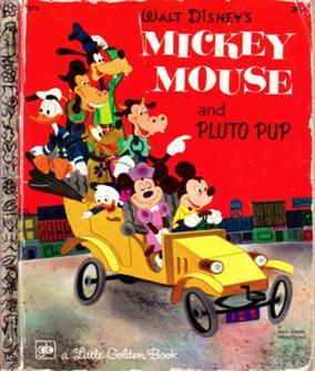 Walt Disney's Mickey Mouse and Pluto Pup (A Little Golden Book)