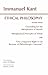 Ethical Philosophy by Immanuel Kant