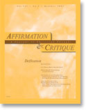 Affirmation & Critique: A Journal of Christian Thought (Vol. VII, No. 2, October 2002)
