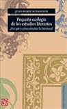 Pequeña ecología de los estudios literarios Pequeña ecología de los estudios literarios