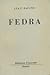 Fedra by Jean Racine Fedra by Jean Racine