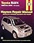 Toyota RAV4 (96-12) Haynes Repair Manual (Does not include information specific to RAV4 EV (Electric Vehicle ) models. Includes thorough vehicle coverage apart from the specific exclusion noted)