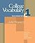 College Vocabulary, 1