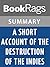 Summary & Study Guide A Short Account of the Destruction of the Indies by Bartolome de Las Casas