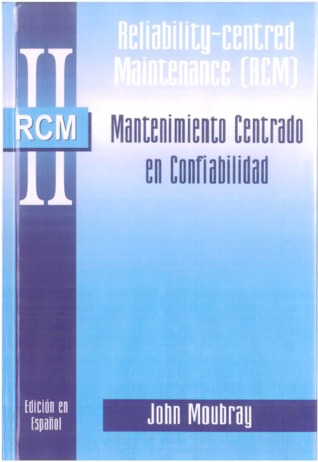 Mantenimiento Centrado en Confiabilidad (RCM: Reliability-Centred Maintenance)