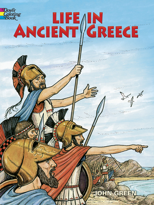 Life in Ancient Greece Coloring Book (Paperback)
