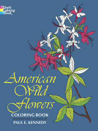 American Wild Flowers Coloring Book (Paperback)
