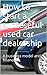 How to start a succeseful used car dealership by Zoran Ivkovic