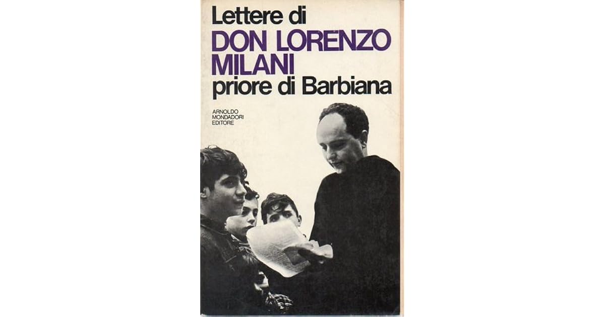 Don Milani Il Priore Di Barbiana Riassunto
