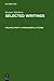 Selected Writings I: Phonological Studies
