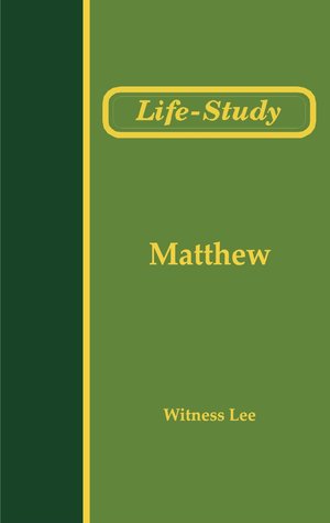 Life-Study of Matthew (Hardcover)