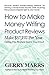 How to Make Money Writing Product Reviews: Make Extra Money Getting Free Products Sent to Your Door