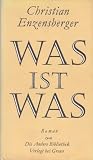 Was ist was: Roman (Die Andere Bibliothek) (German Edition) Was ist was: Roman (Die Andere Bibliothek) (German Edition)