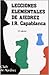Lecciones Elementales de Ajedrez