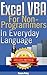 Excel VBA: for Non-Programmers