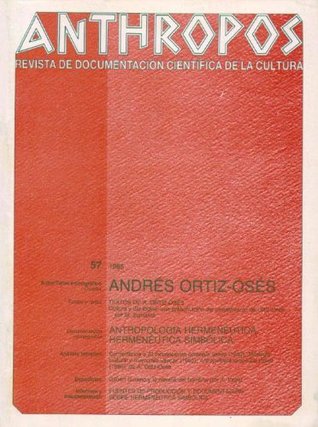 Andrés Ortiz-Osés. Antropología hermenéutica